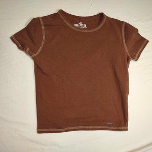 Hollister Brown Tee